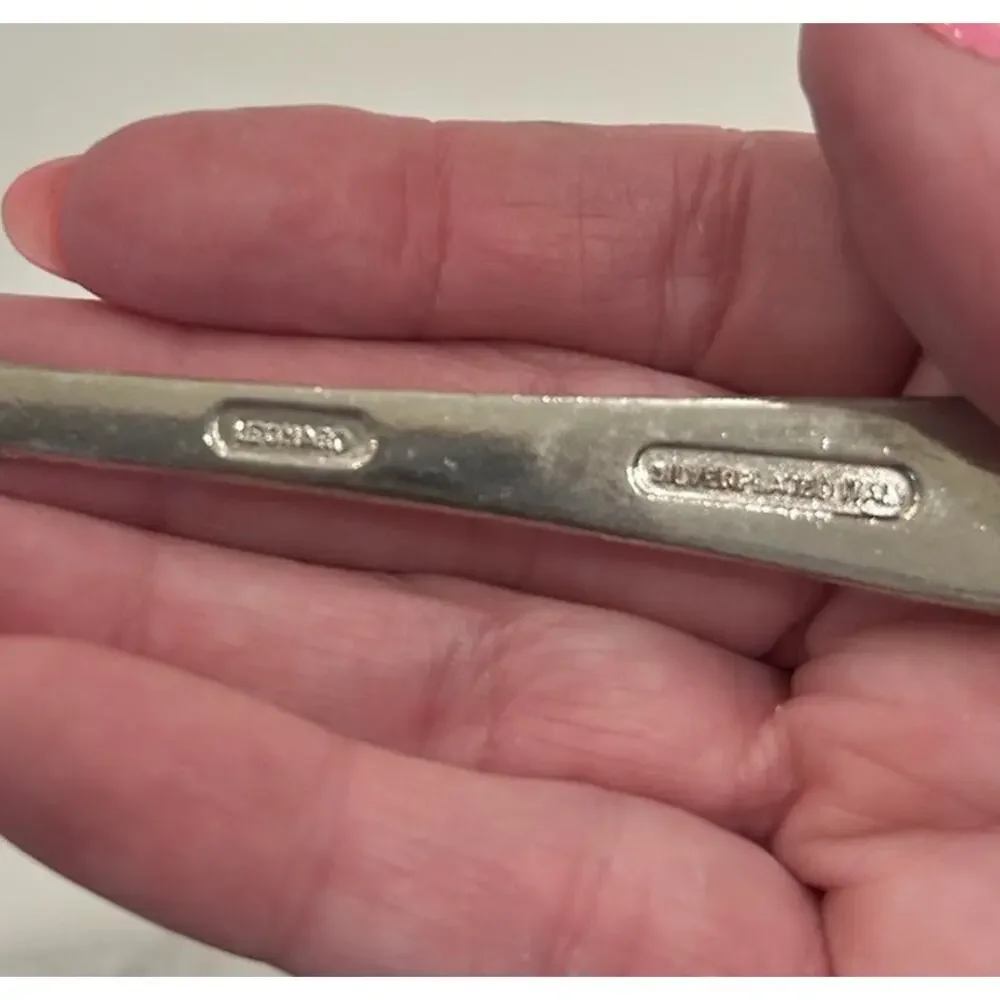 Vtg Leonard‎ Small Silver Plated 5” Children's Fork Made in Italy MCM